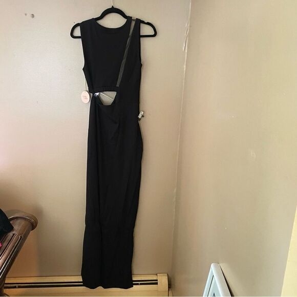 Camila Coelho Alex Maxi Dress sheer cutout sheath gown Revolve $298 M As Is flaw - Picture 12 of 16